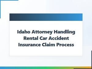 Idaho Attorney Guides Rental Car Accident Insurance Claims
