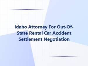 Idaho Attorney for Out-of-State Rental Car Accident Settlement