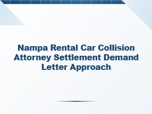 Effective Settlement Demand Strategy for Rental Car Collisions